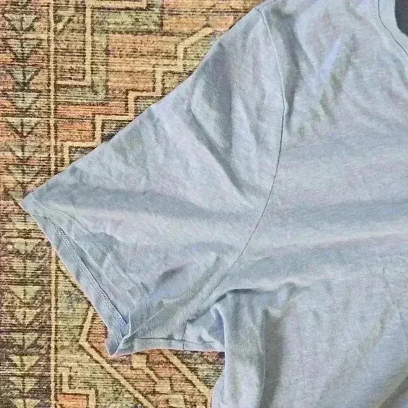 Blue V-neck Tee - Picture 3 of 5